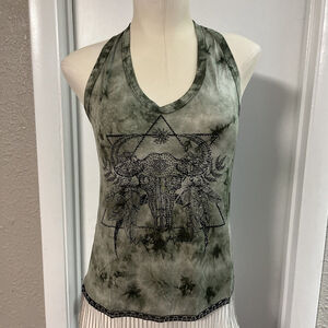 NWT Small women’s Tie Dye Tassel Tank By Liberty Wear